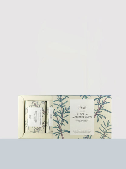 Set 3 Jabones Alecrim Mediterráneo