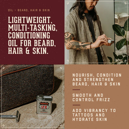 Sweet Tobacco Beard, Hair and Skin Oil