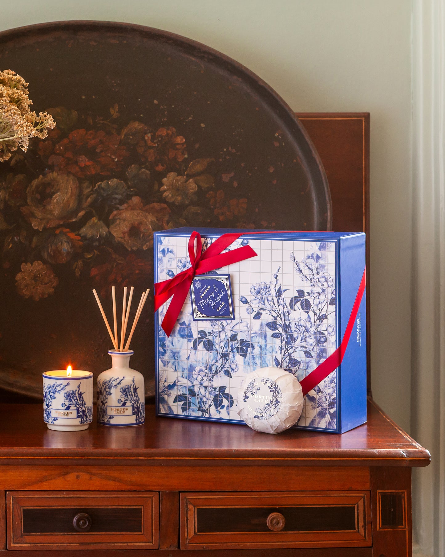 Cofre Navidad Gold & Blue