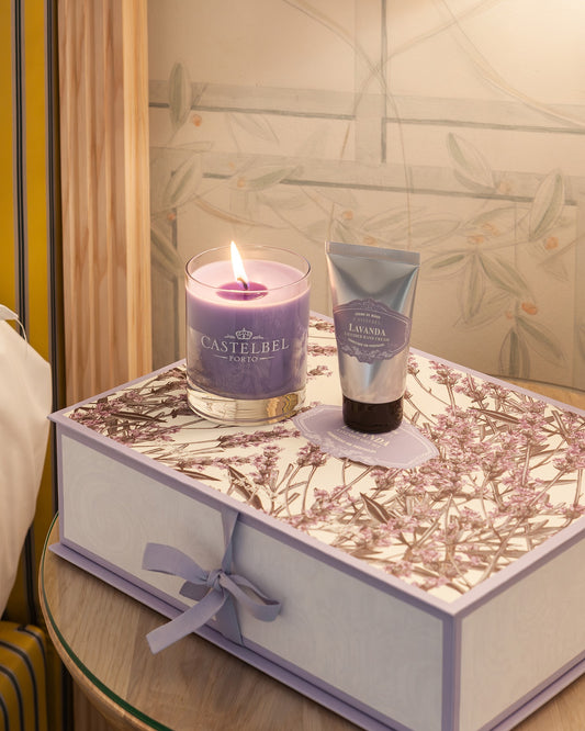 Cofre regalo lavanda