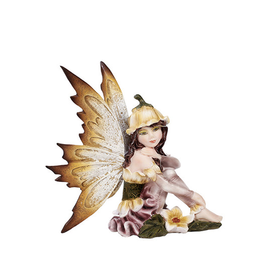 Hada Pequeña Café Sentada