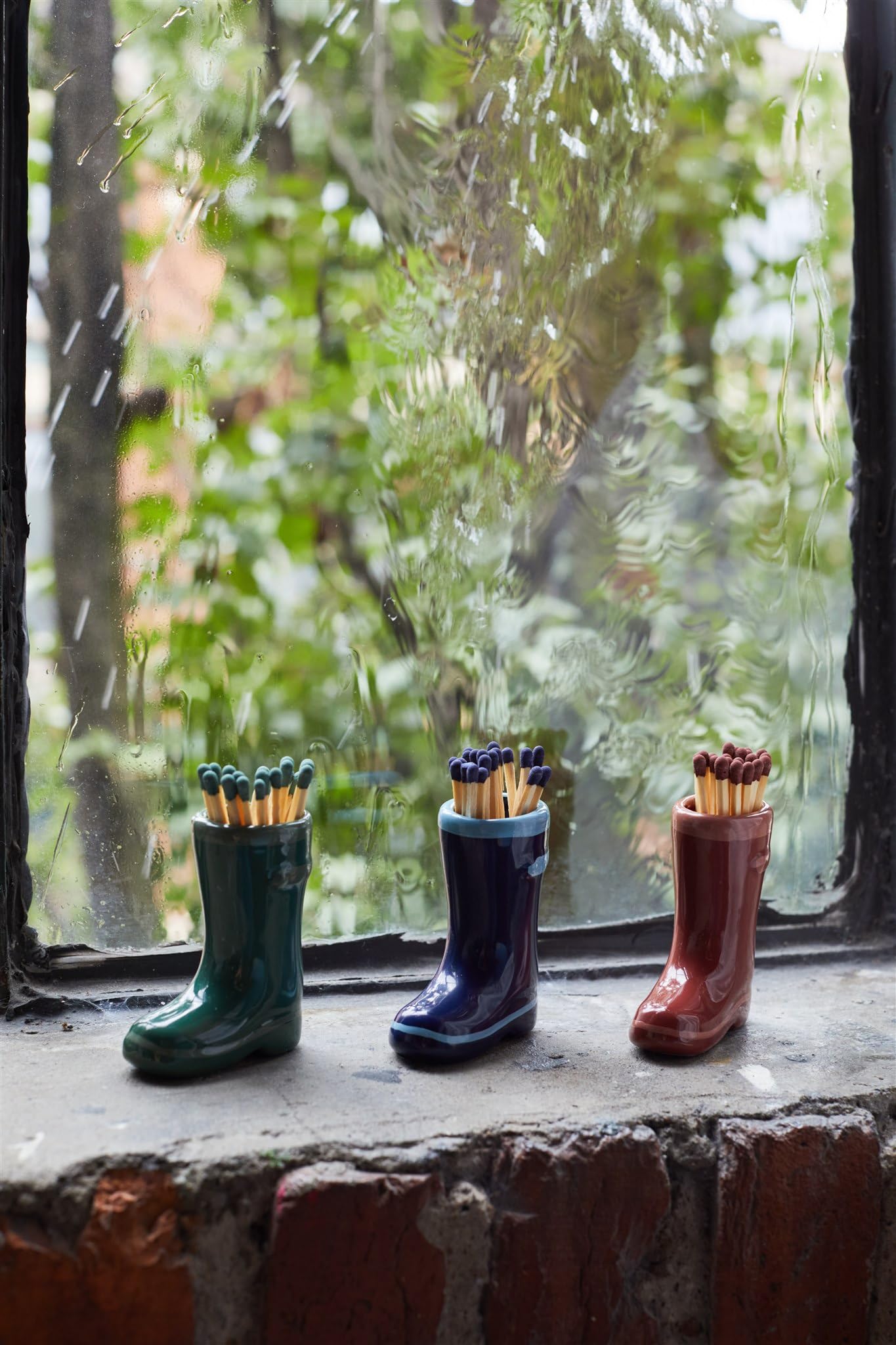 Bota Wellington Porta Fósforos Verde