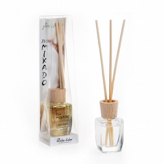 Mini Mikado Flor Blanca