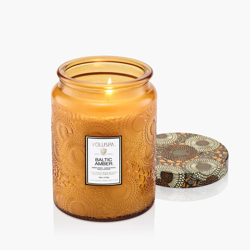 Vela Vidrio Grande Baltic Amber