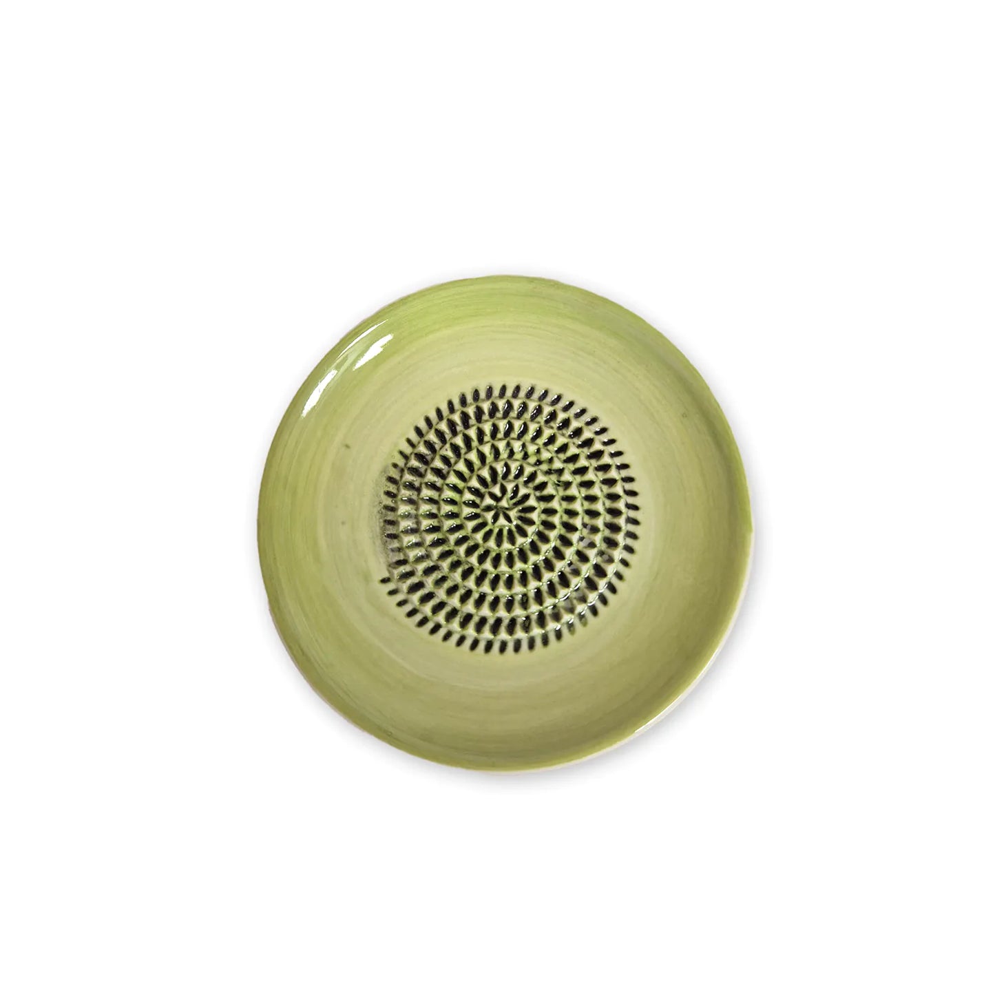 Green Leaf – Amber Stone Ceramic Scent Grater Plato Rallador