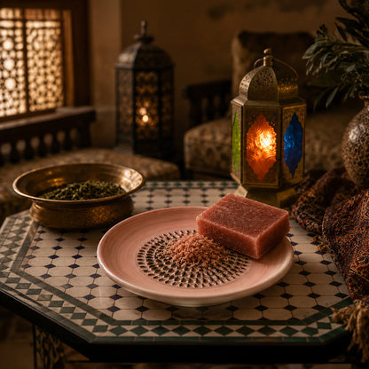 Coral Mist – Amber Stone Ceramic Scent Grater Plato Rallador