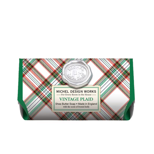 Jabón Barra Vintage Plaid