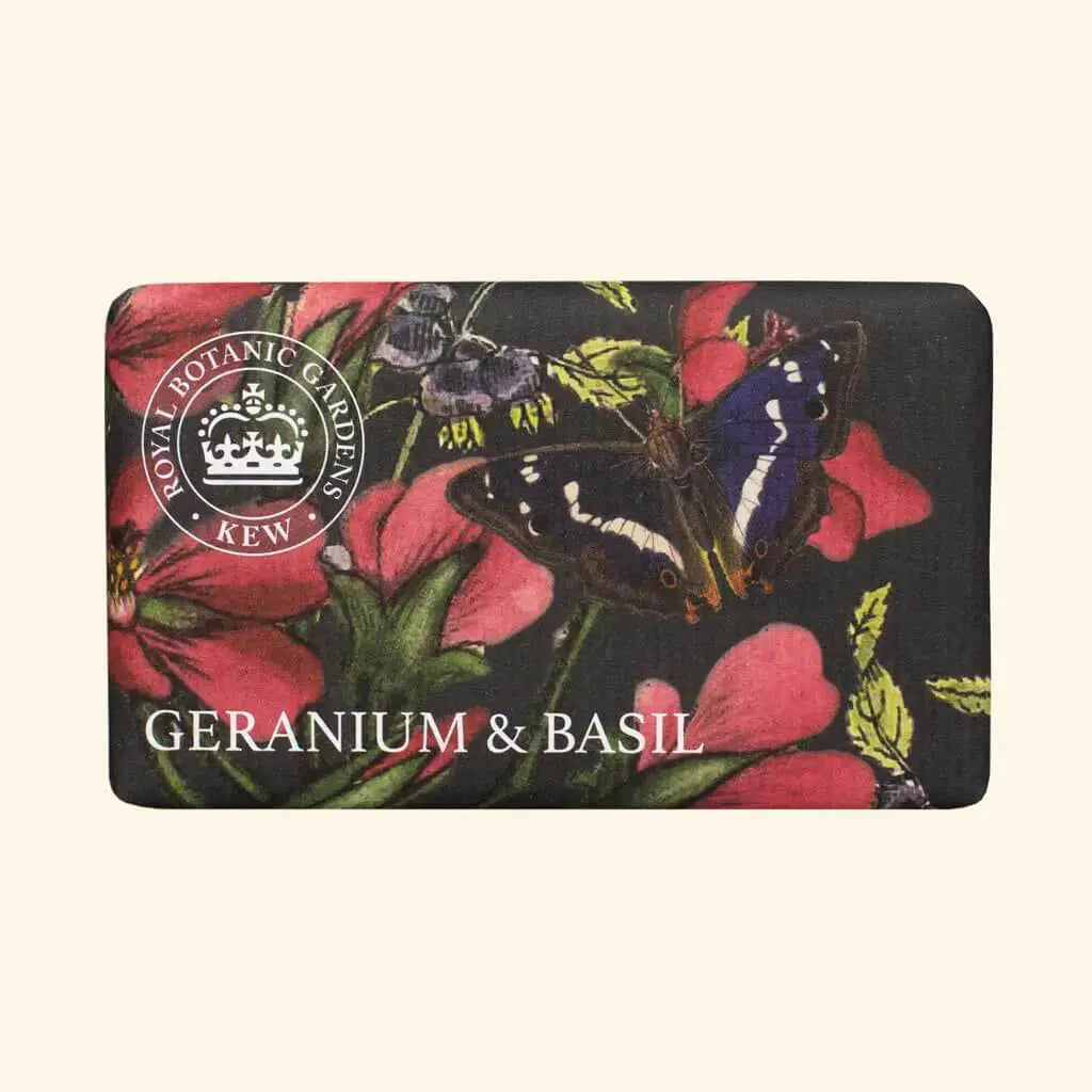Jabón Barra Geranium & Basil