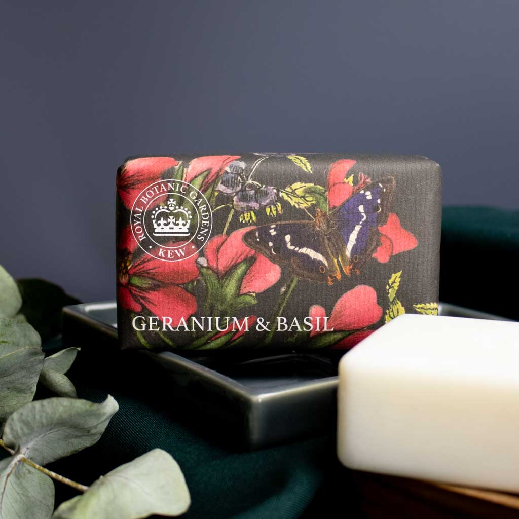 Jabón Barra Geranium & Basil