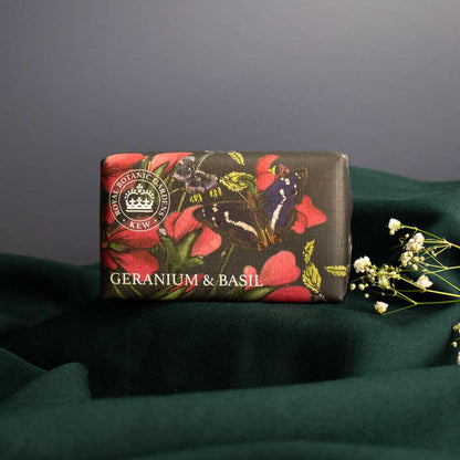 Jabón Barra Geranium & Basil