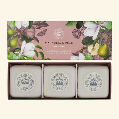 Set 3 jabones Magnolia & Pear