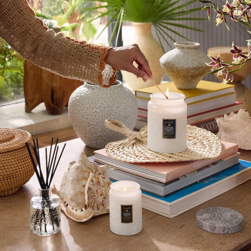 Vela Vidrio Grande Tahitian Coconut