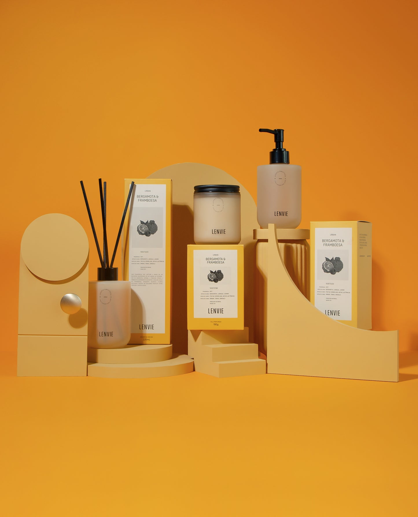 Vela perfumada Bergamota & Frambuesa