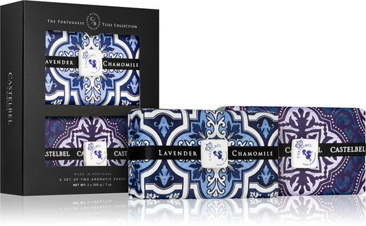 Set dos jabones Lavanda Manzanilla - Cassis Ruibarbo